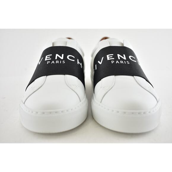 Givenchy Urban Street Knot White Black Logo Low Top Flat Trainer Sneaker 39.5 - Picture 6 of 12